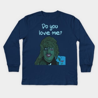 "Do You Love Me?" Old Greg, Mighty Boosh Kids Long Sleeve T-Shirt